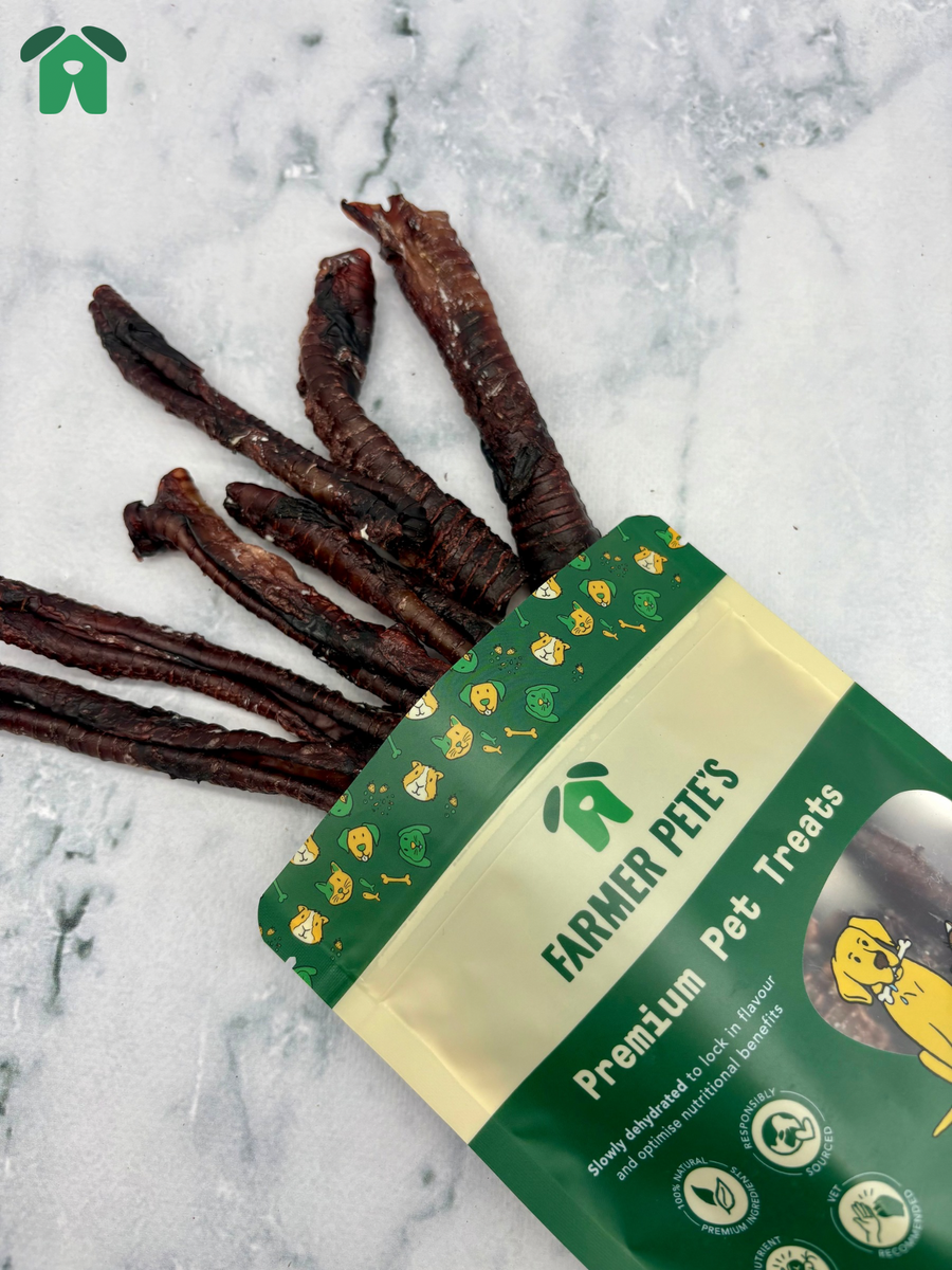 Dried Kangaroo (Roo Tubes) Trachea Dog Treat Snacks – Farmer Pete's