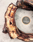 Dried Emu Neck Dog Treats made by Farmer Pete's in Australia