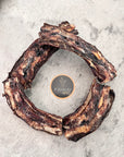Dried Emu Neck Dog Treats made by Farmer Pete's in Australia