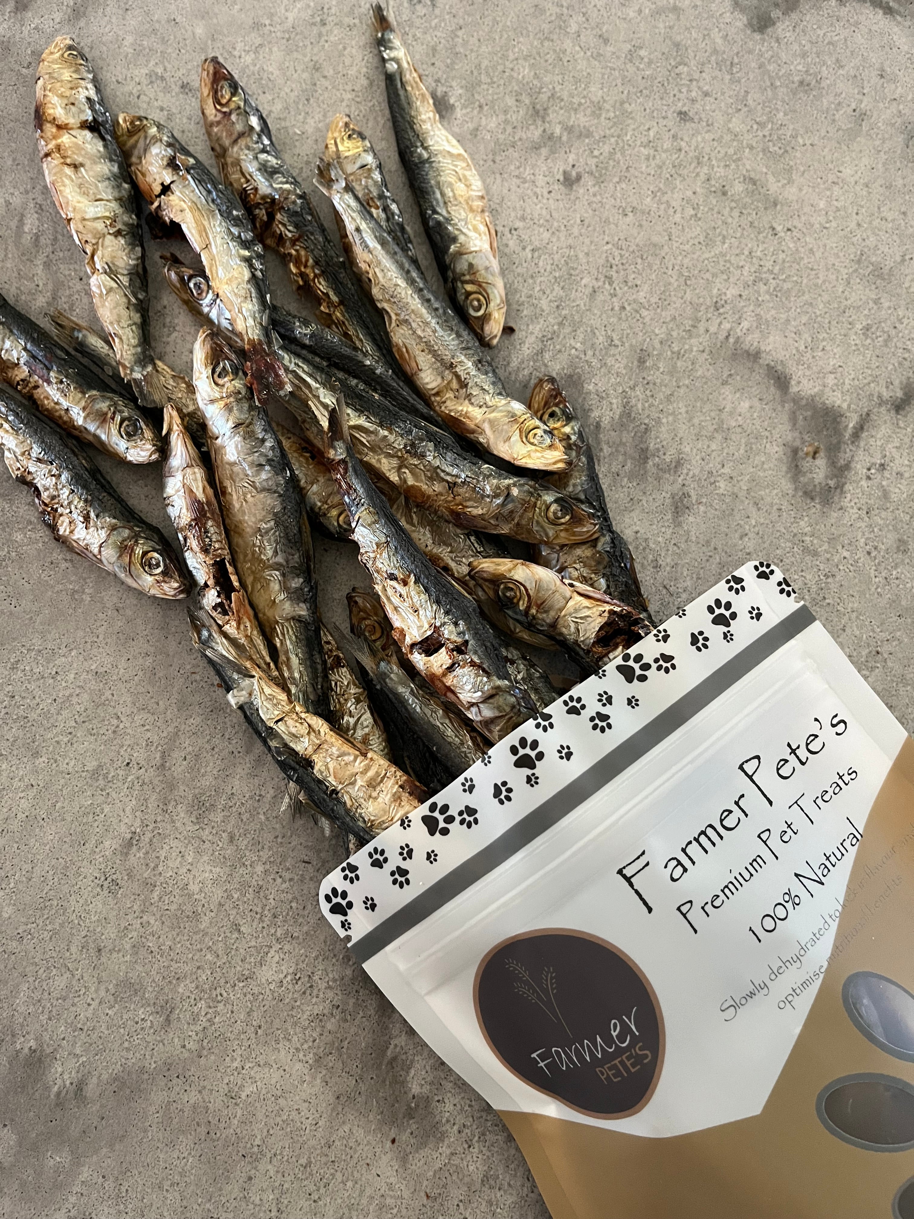 Pilchards Dog Food Meal Topper Fish Treats Farmer Pete s