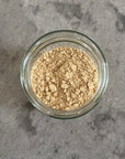 Gut Defense Peanut butter Dog Treat in powdered, by Farmer Pete's pet products.