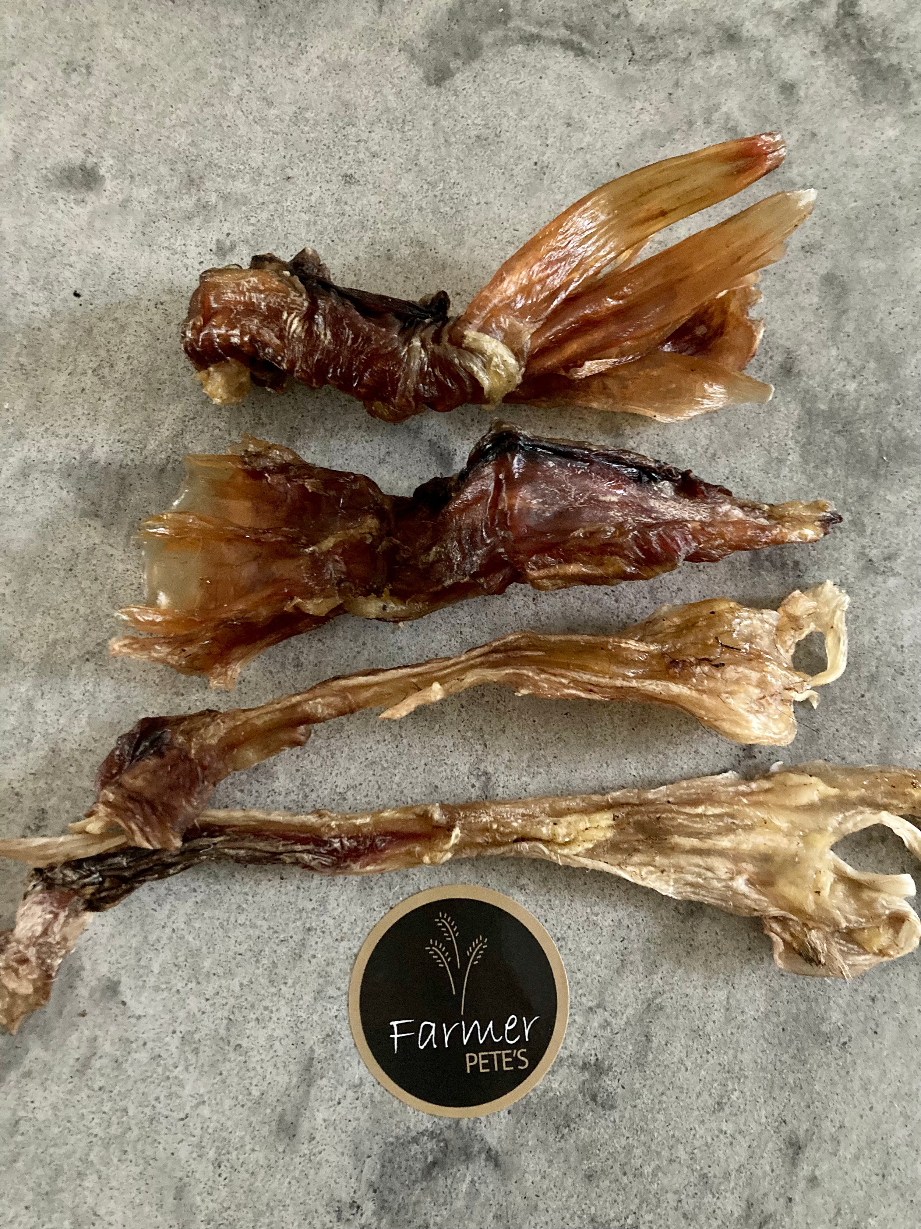 Natural Beef Achilles Tendons by Farmer Pete&#39;s. Great dog chew. 