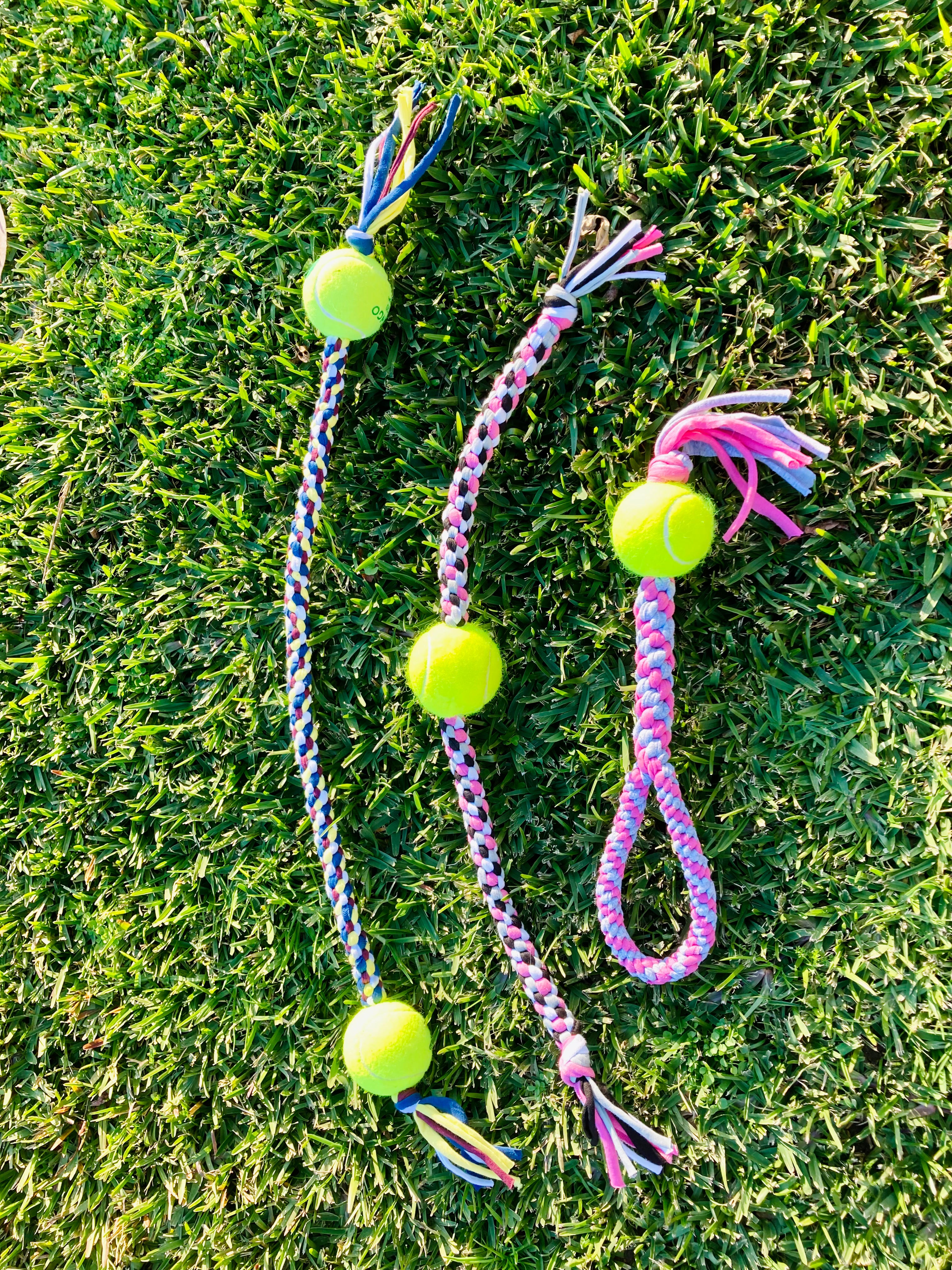 Medium Tennis Ball Fetch Toy for dogs, 3 varieties