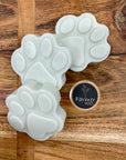 Farmer Pete's healing dog soap in paws
