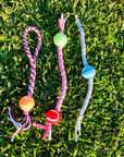 Mini/small tug/throw toy for dogs, 3 varieties