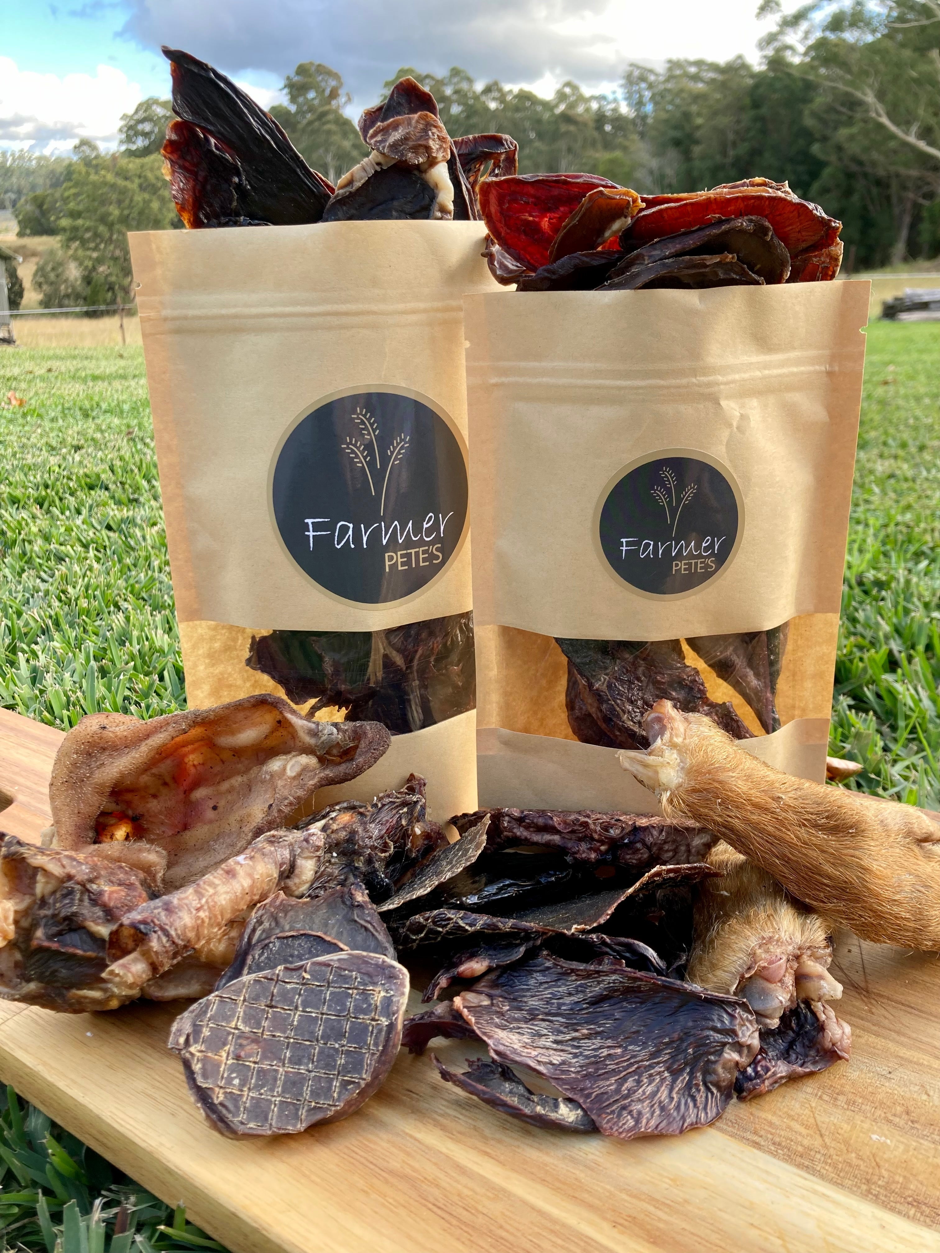 Pork Treats for dogs by Farmer Pete's