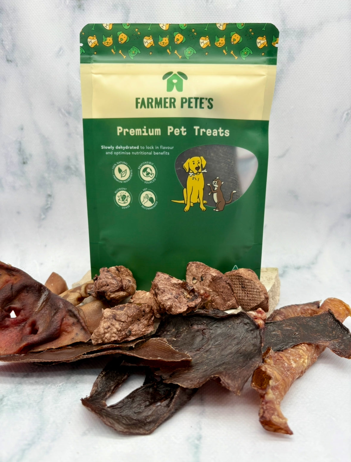 Pork Treats for dogs by Farmer Pete's