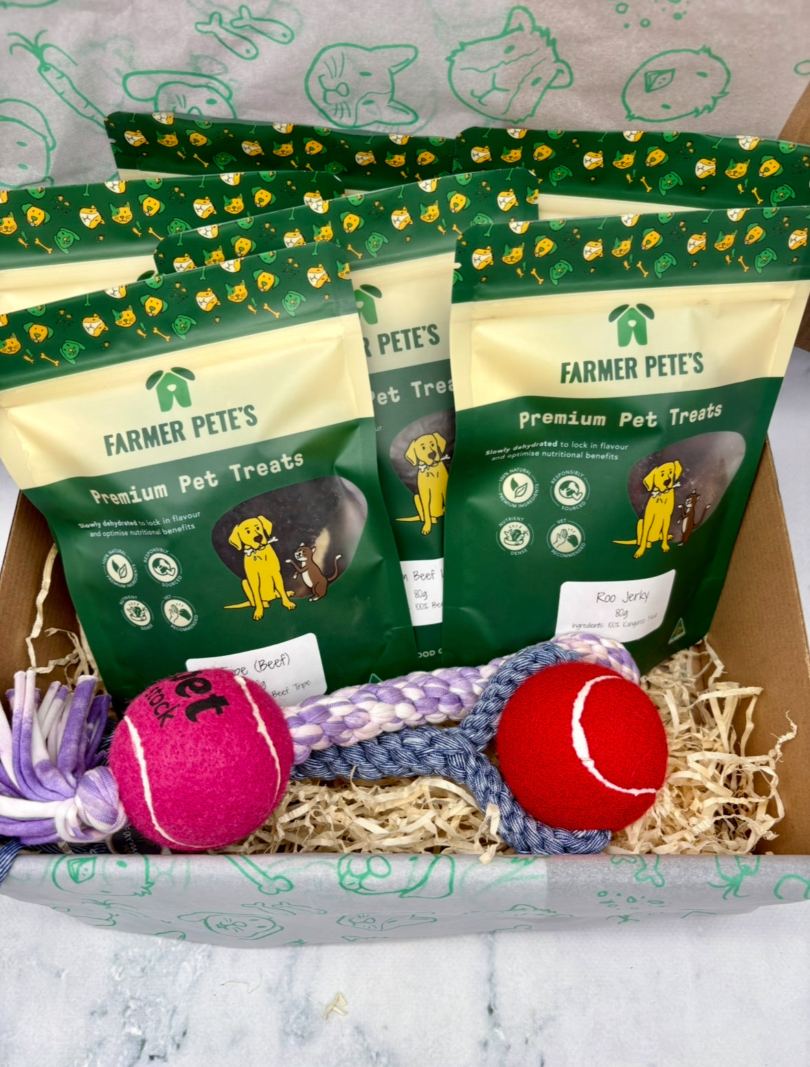 Pet Gift Box and Pet Hampers by Farmer Pete's