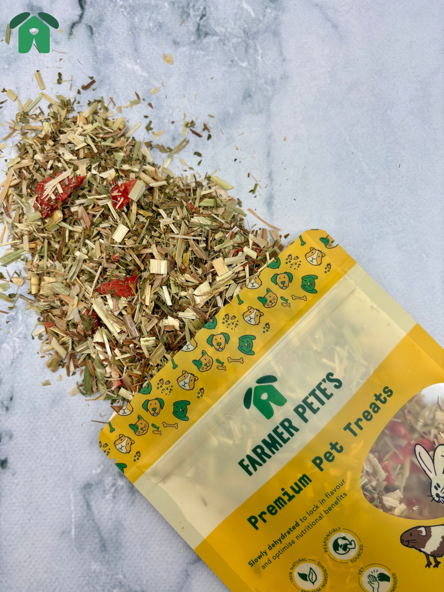 Rainbow Chaff Chaff Sprinkles | Rabbit Treats and Chews – Farmer Pete's