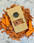 Dried Carrot Slices made for pet treats for Rabbits and Guinea Pigs by Farmer Pete's