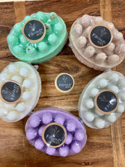 Farmer Pete's massage goats milk soaps sample pack.