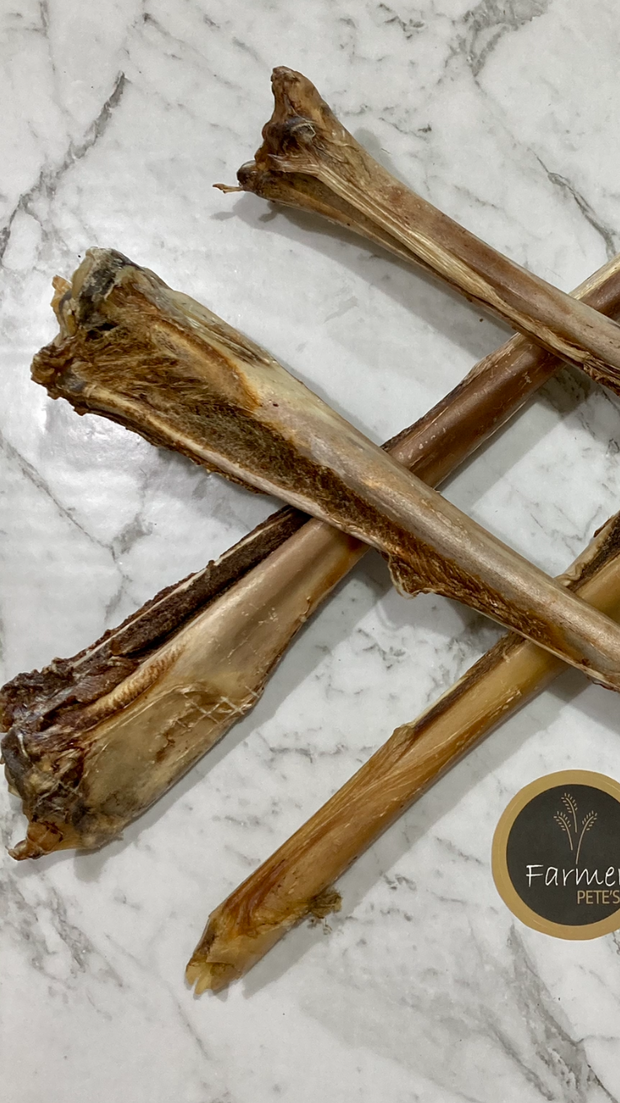 Dehydrated large Kangaroo leg bones by Farmer Pete's.