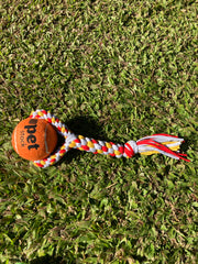 Jumbo Tennis Ball Fetch Toy by Farmer Pete's.