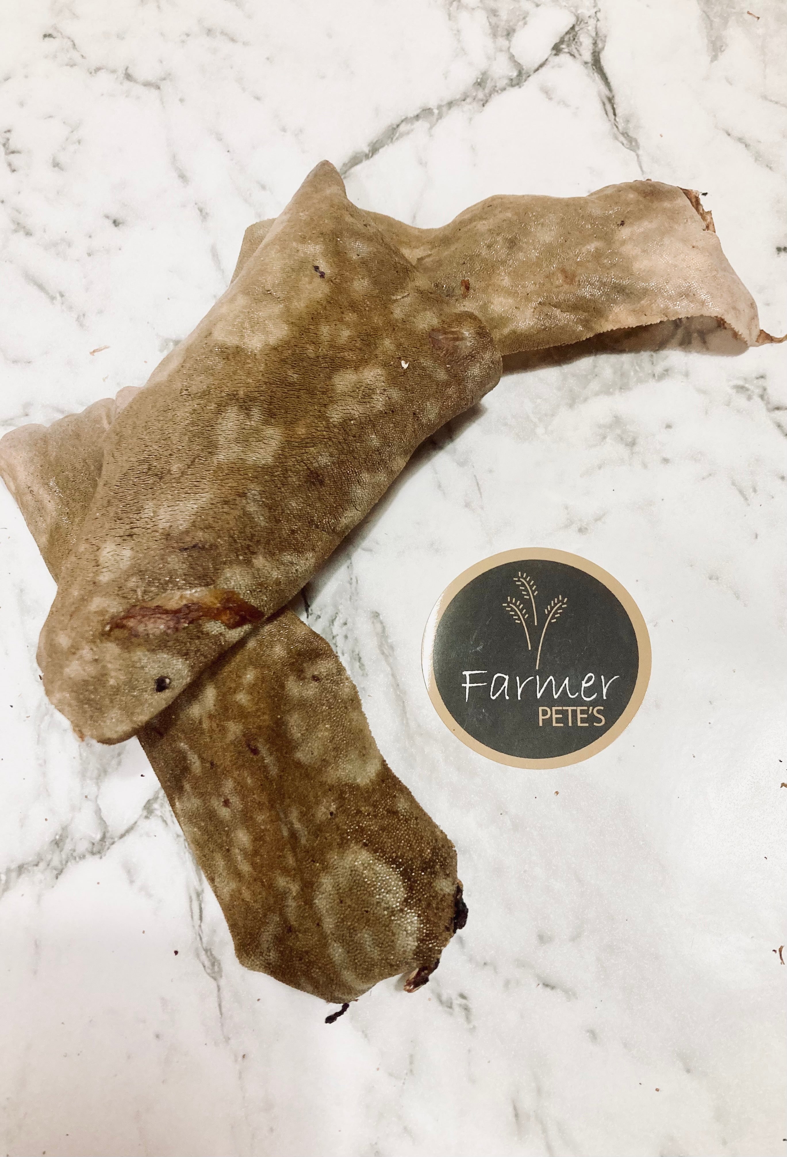 100% Natural dehydrated Shark Skin by Farmer Pete's.
