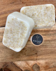 Natural goat's milk soap bar with oats for sensitive skin