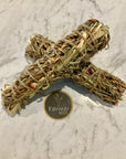 Dried Seagrass Logs for small Pet chews by Farmer Pete's