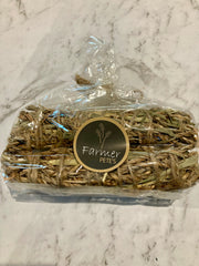 Two Dried Seagrass Logs
