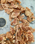 100% natural dehydrated chicken meaty bites by Farmer Pete's.