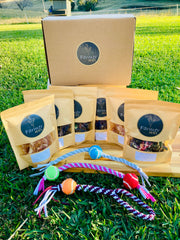 Farmer Pete's large gift box with small toys.