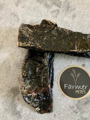 Beef spleen by Farmer Pete's. Excellent source of vitamins and minerals for dogs.