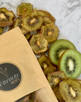 Natural dried kiwi fruit treats for Rabbits and Guinea Pigs. Full of vitamin C. Australian made by Farmer Pete's.