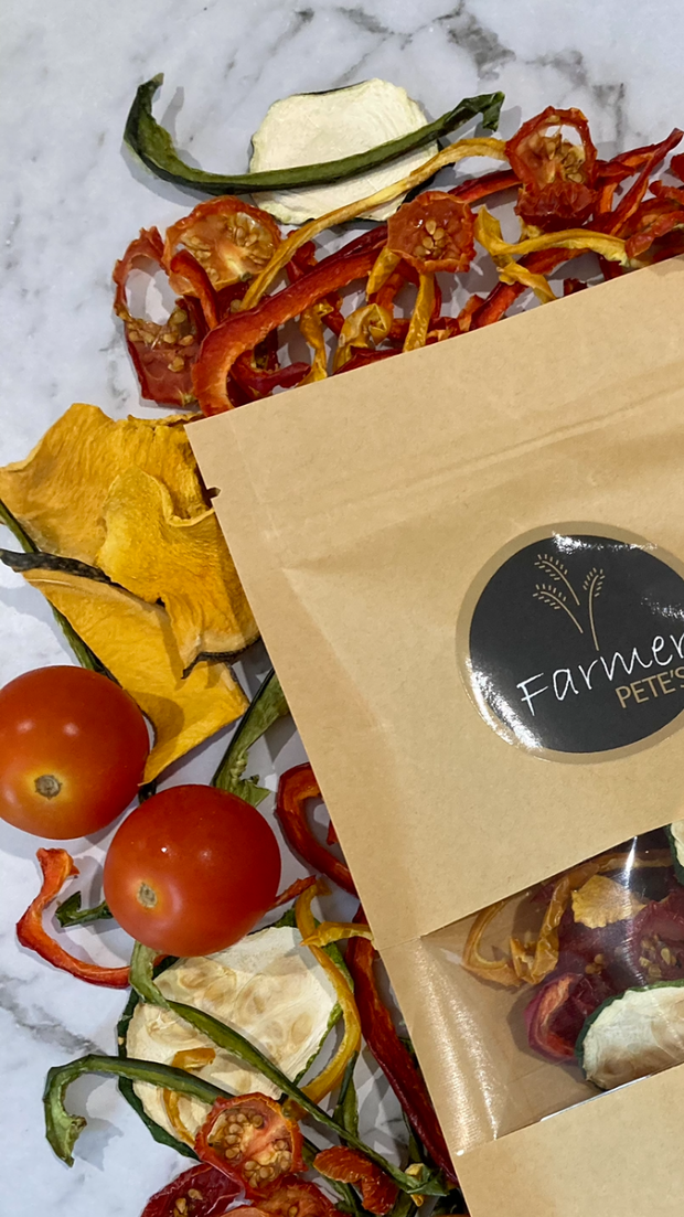 Natural dehydrated vegetable combo for Rabbits and Guinea pig by Farmer Pete's. 