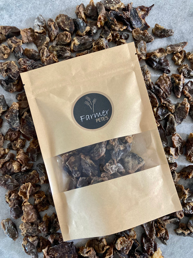 Farmer Pete's Chicken Hearts pet food treats